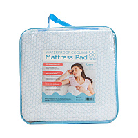 Cooling Waterproof Mattress Pads - King, Case Of 8 (MP-AQUA-KG-CS)