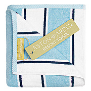 Aston & Arden Pinstripe Beach Towel 35x70 Blue/blue, 1 Each (P-BT-PNS-25CBB)
