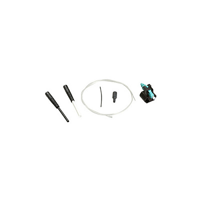 Black Box Pre-polished Fiber Optic Connector - Om3, Multimode, Lc, Aqua, 6-pack, Gsa, Taa, Non-returnable/non-cancelable (PPLC50MM10G6PAK)