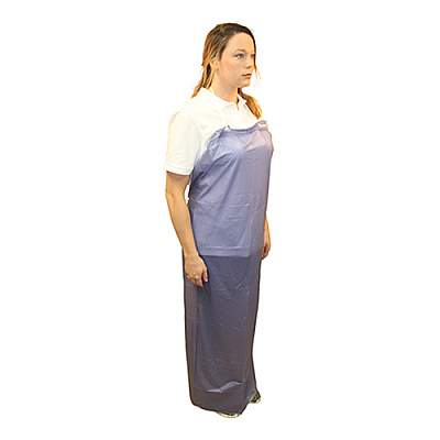 Hemmed Vinyl Apron 6 Mil 35x45 Blue, Case Of 72 (MHB-45)