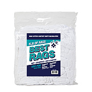 W11 Washcloth Size Terry Wipers White 5lb Bag (N-W11-5BG)