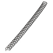 Fellowes Wire Bindings, 9/16" Diameter, 130 Sheet Capacity, Black, 25/Pack (5255601)