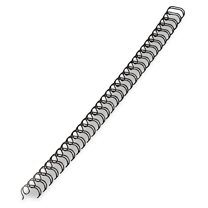Fellowes Wire Bindings, 9/16" Diameter, 130 Sheet Capacity, Black, 25/Pack (5255601)
