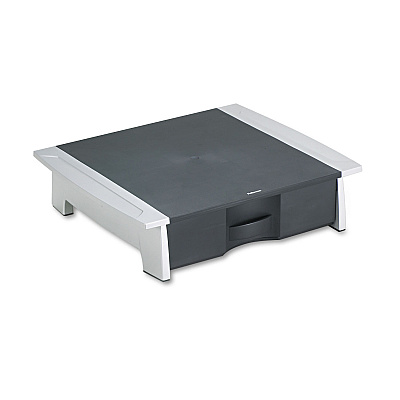 Fellowes Office Suites Printer/Machine Stand, 21.25 x 18.06 x 5.25, Black/Silver (FEL8032601)
