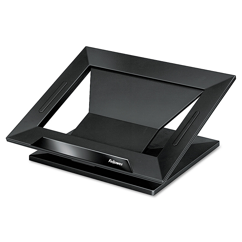Fellowes Designer Suites Laptop Riser, 13.19" x 11.19" x 4", Black Pearl, Supports 25 lbs (FEL8038401)