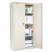 FireKing Storage Cabinet, 36w x 19.25d x 72h, UL Listed 350 Degree, Parchment (CF7236D)