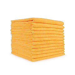 Smart Choice Microfiber Cloths 16x16 45gm Orange, Pack Of 12 (PNP915101-OR)