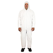 Promax Coverall Zipper Front Attached - Med, Case Of 25 (M1028-M)