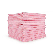 Smart Choice Microfiber Cloths 12x12 30gm Pink, Pack Of 12 (PNP915112P)