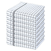 Sc Classic Checkered Dishcloth 13x13 Grey, Pack Of 8 (P-SC-CHK-DC-GRY)