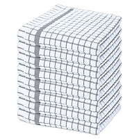 Sc Classic Checkered Dishcloth 13x13 Grey, Pack Of 8 (P-SC-CHK-DC-GRY)