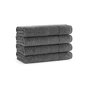 Aston & Arden Solid Turkish Hand Towel 18x32 Pewter, Pack Of 4 (PNP-HT-TS1832-54-PTR)