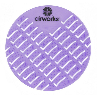 Airworks Urinal Screen, Lt. Purple, Lavender Meadow, 10/bx, Box Of 10 (AWUS236-BX)