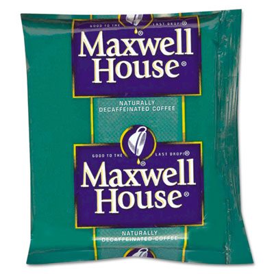 Maxwell House Coffee, Original Roast Decaf, 1.1 Oz Pack, 42/carton (MWH390390)