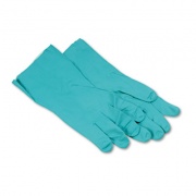 Boardwalk Nitrile Flock-Lined Gloves, X-Large, Green, Dozen (183XL)