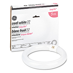 T9 Circline Garage and Basement Fluorescent Bulb, 22 W, Cool White (GEL33774)