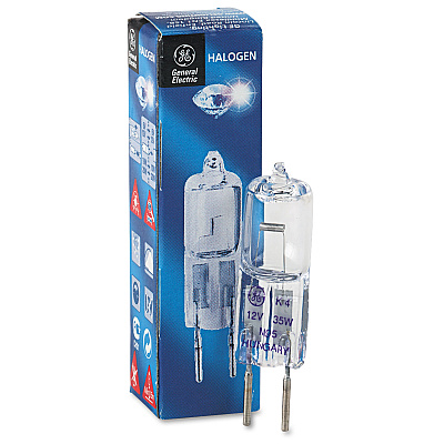 Halogen Bi-Pin T3 Light Bulb, 35 W, Clear (GEL34708)