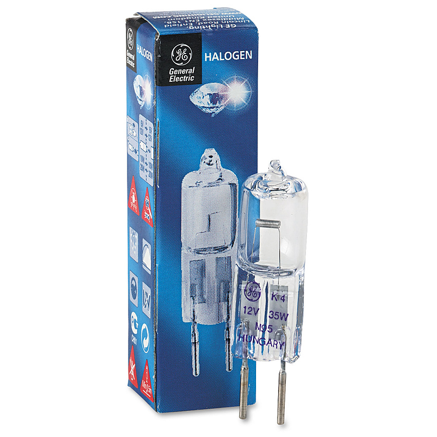 Halogen Bi-Pin T3 Light Bulb, 35 W, Clear (GEL34708)