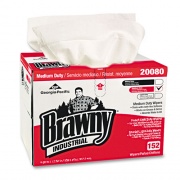 Brawny Professional Premium DRC Wipers, Paper, 12.5 x 16.75, White, 152/Box (2008003)
