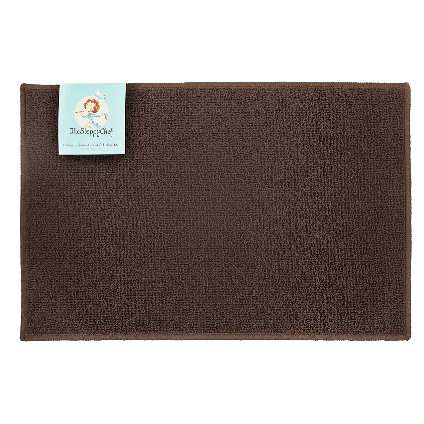 Sloppy Chef Accent Rug 20x30 Brown, Case Of 24 (JKT-20X30-BR-CS)