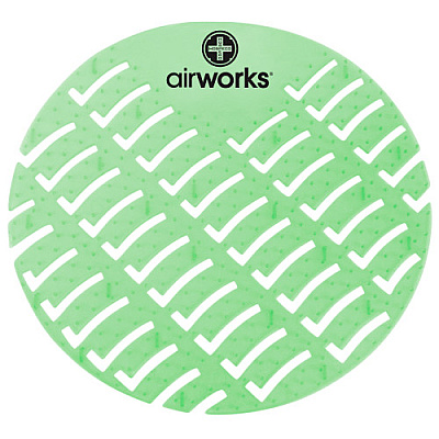 Airworks Urinal Screen, Green, Fresh Garden, 10/bx, Box Of 10 (AWUS232-BX)