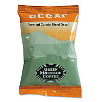Green Mountain Coffee Roasters Roasters Roasters Vermont Country Blend Decaf Coffee Fraction Packs, 2.2oz, 50/Carton (GMT5161)