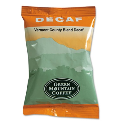Green Mountain Coffee Roasters Roasters Roasters Vermont Country Blend Decaf Coffee Fraction Packs, 2.2oz, 50/Carton (5161)