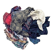 Reclaimed Flannel Garments, 50lb Box (180-50)