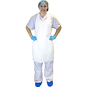 1 Mil Polyethylene Apron 24x46 White, 1 Cs = 10 Bx (MDP-46W-I)