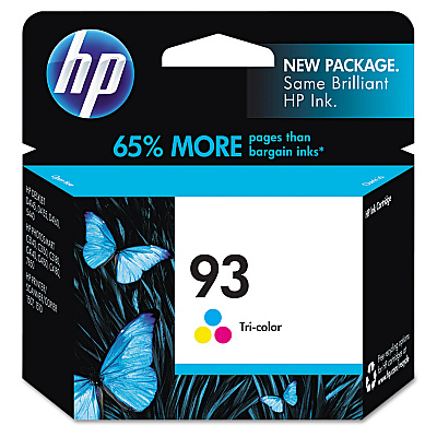 HP 93, (HEWC9361WN) Tri-Color Original Ink Cartridge