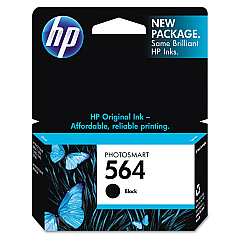 HP 564, (HEWCB316WN) Black Original Ink Cartridge