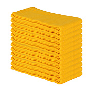 Huck Cotton Cleaning Towels 16x26 Yellow, Case Of 120 (ABSBNT-YELW-CS)