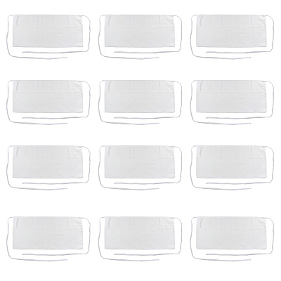 Mariposa Waist Apron 26x12 White, Pack Of 12 (P-WAISTAPRON-WHT)