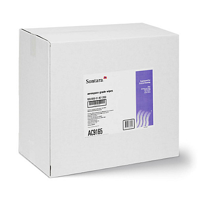 Sontara Aerospace Grade Wipers, White, 9x16.5, Creped, Interfold, 100/bx, 8 Bxs/cs, Case Of 800 (AC9165)