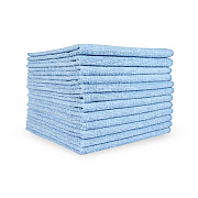 Smart Choice Microfiber Cloths 14x14 38gm Blue, Pack Of 12 (PNP915170B)
