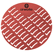 Airworks Urinal Screen, Lt. Burgundy, Orchard Spice, 10/bx, Box Of 10 (AWUS230-BX)