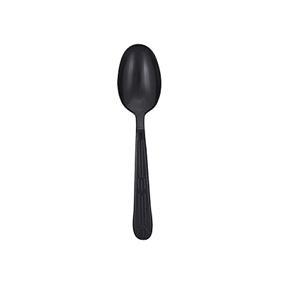 Safety Zone Teaspoon Ebony Heavyweight Polysty, Case Of 1000 (CPSHWTSIWE4)