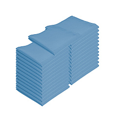 Mariposa Poly Spun Napkin 20x20 Light Blue, Pack Of 25 (P-NAP-LTBLU-SPN)