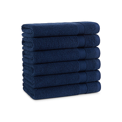 Host & Home Hand Towel 16x28 Navy, Case Of 60 (HT-HH1628-NV-CS)