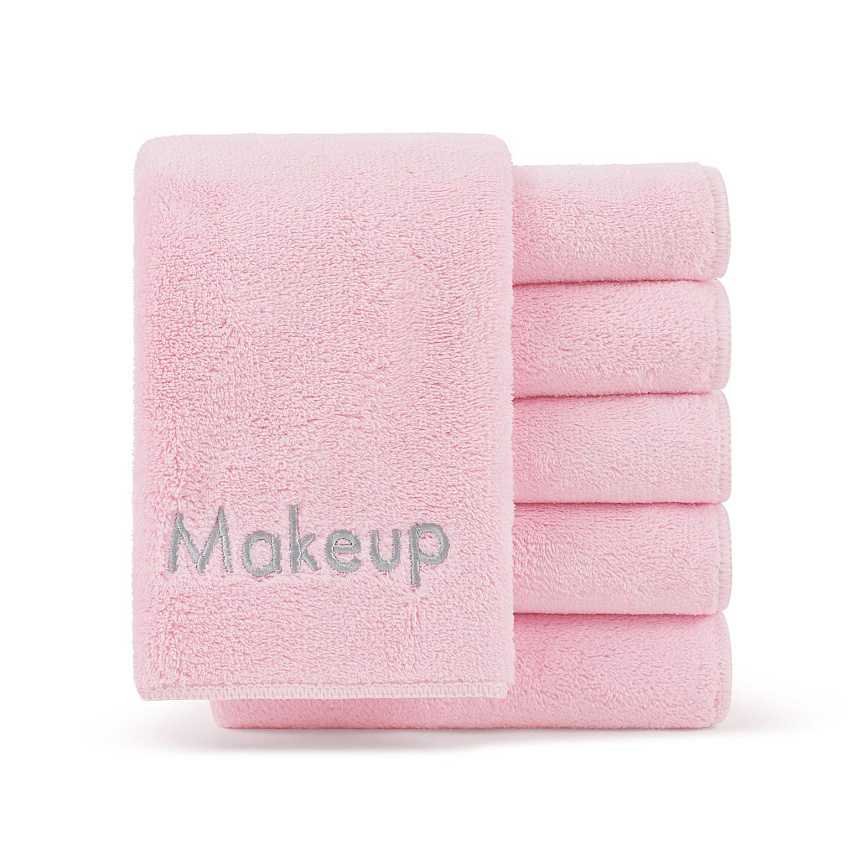 Bck2u Coral Fleece Makeup Washcloth 13x13 Pink, Case Of 108 (MU-PINK-CS)