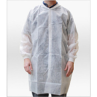 Pharma-coat Knit Wrist Lab Coat Polypro Np Snap Front Weight Sm, Case Of 30 (PCOAT797-KW-S)