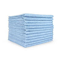 Microfiber Cloth 200 Gsm 16x16 Half-fold Blue 12 Bg 15 Bg Cs, Pack Of 12 (MFC2001616BL)