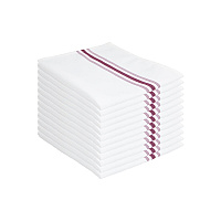Mariposa Bistro Napkin 18x22 Burgundy Stripe, Pack Of 12 (PNP-BISTRO-BUR)