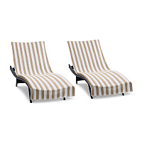 California Cabana Chaise Cover 30x85 Beige, Pack Of 2 (P-CC-CABANA-BG)