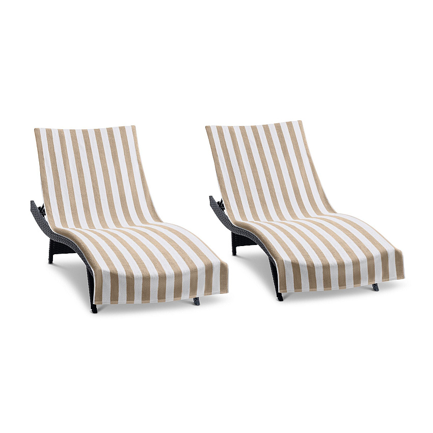 California Cabana Chaise Cover 30x85 Beige, Pack Of 2 (P-CC-CABANA-BG)