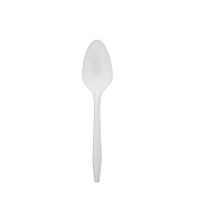 Safety Zone Teaspoon Mid-weight Polypro White, Case Of 1000 (CPPMDTSBKW1)