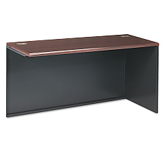 HON 38000 Series Return Shell, Right, 60w x 24d x 29.5h, Mahogany/Charcoal (HON38945RNS)
