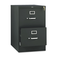 HON 510 Series Vertical File, 2 Legal-Size File Drawers, Black, 18.25" x 25" x 29" (HON512CPP)