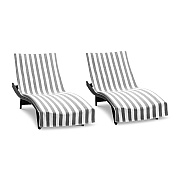 California Cabana Chaise Cover 30x85 Grey, Pack Of 2 (P-CC-CABANA-GY)