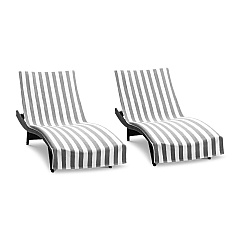 California Cabana Chaise Cover 30x85 Grey, Pack Of 2 (P-CC-CABANA-GY)